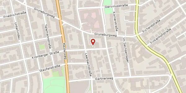 Karte der Umgebung von Emil-Claar-Str. 10, 60322 Frankfurt