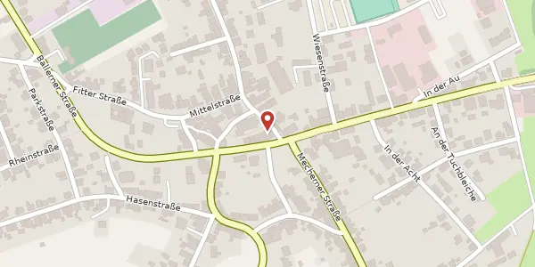 Karte der Umgebung von Merziger Straße 36, 66663 Merzig-Hilbringen