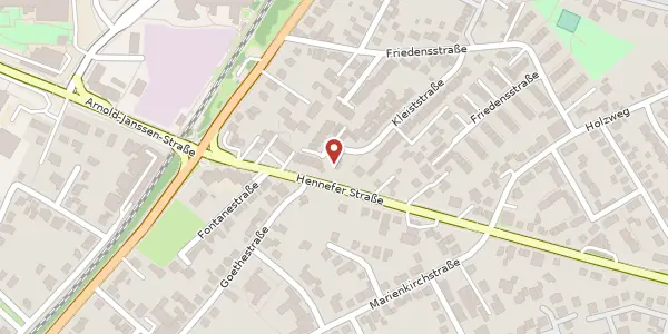 Karte der Umgebung von Hennefer Str. 10, 53757 Sankt Augustin