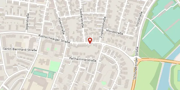 Karte der Umgebung von Rothschwaiger Str. 5, 82256 Fürstenfeldbruck