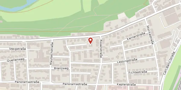 Karte der Umgebung von Martin-Luther-Straße 9, 74321 Bietigheim-Bissingen