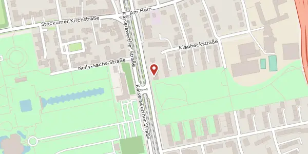 Karte der Umgebung von Kaiserswerther Str. 395, 40474 Düsseldorf