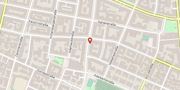 Karte der Umgebung von Tengstr. 10, 80798 München