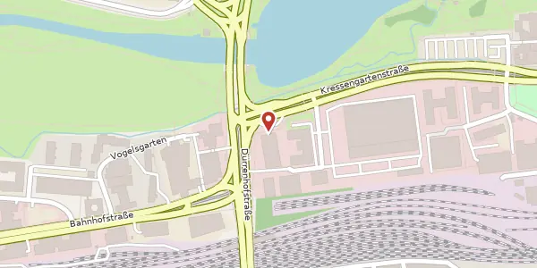 Karte der Umgebung von Kressengartenstr. 2, 90402 Nürnberg