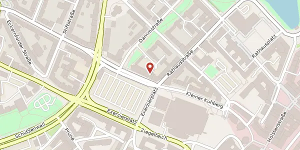 Karte der Umgebung von Exerzierplatz 32, 24103 Kiel
