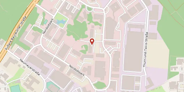 Karte der Umgebung von Nordostpark 45, 90411 Nürnberg