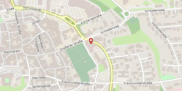 Karte der Umgebung von Georgengasse 1, 34560 Fritzlar