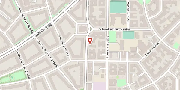 Karte der Umgebung von Laubacher Straße 9, 14197 Berlin