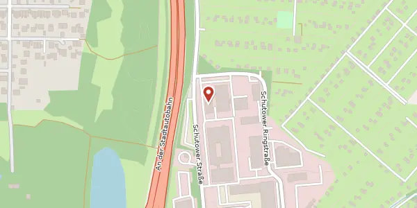 Karte der Umgebung von Schutower Ringstraße 6, 18069 Rostock