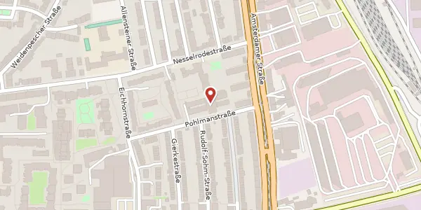 Karte der Umgebung von Pohlmannstr. 13, 50735 Köln