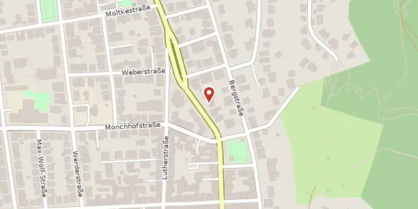 Karte der Umgebung von Handschuhsheimer Landstraße 4, 69120 Heidelberg