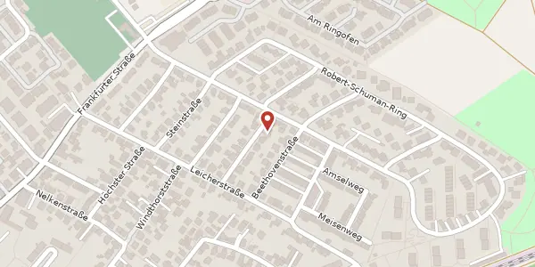 Karte der Umgebung von Mozartstraße 14, 65830 Kriftel