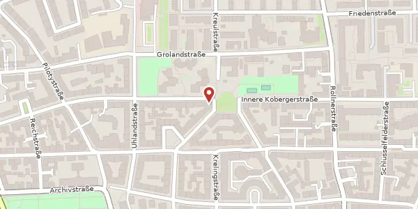 Karte der Umgebung von Kaulbachstr. 45, 90408 Nürnberg