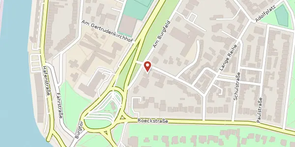 Karte der Umgebung von Am Burgfeld 4, 23568 Lübeck
