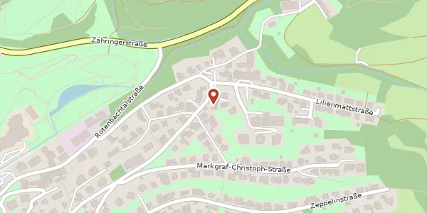 Karte der Umgebung von Bernhardstraße 11b, 76530 Baden-Baden
