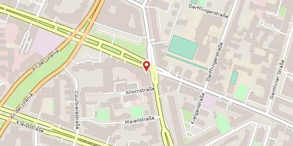 Karte der Umgebung von Kurfürstenstraße 130, 10785 Berlin