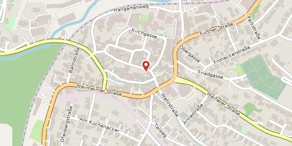 Karte der Umgebung von Bonsweiherer Str. 10 a, 69509 Mörlenbach