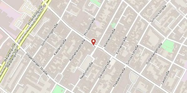 Karte der Umgebung von Venloer Str. 301-303, 50823 Köln