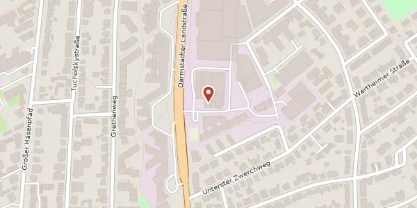 Karte der Umgebung von Darmstädter Landstr. 185, 60598 Frankfurt