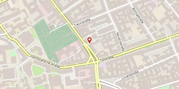 Karte der Umgebung von Chausseestraße 5, 10115 Berlin
