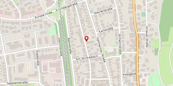 Karte der Umgebung von Niederwaldstr. 45a, 64625 Bensheim