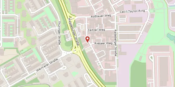 Karte der Umgebung von Pirnaer Str. 8, 68309 Mannheim