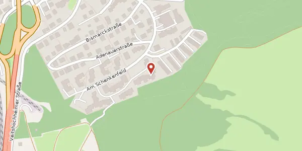 Karte der Umgebung von Am Schenkenfeld 29, 97209 Veitshöchheim