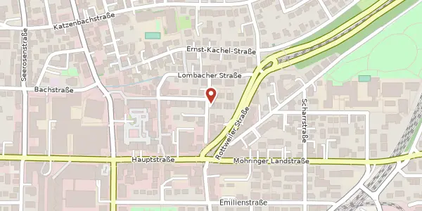Karte der Umgebung von Haugstraße 10, 70563 Stuttgart