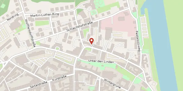 Karte der Umgebung von Elbstraße 8, 04860 Torgau