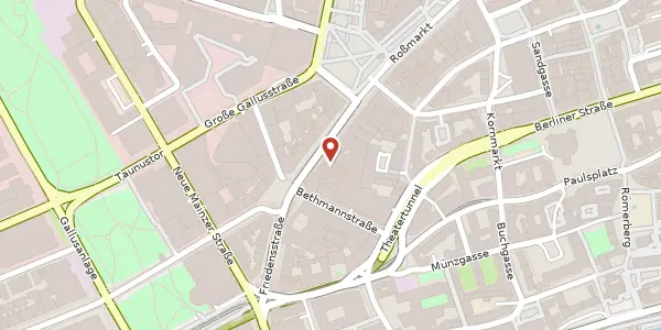 Karte der Umgebung von Kaiserstr. 11, 60311 Frankfurt