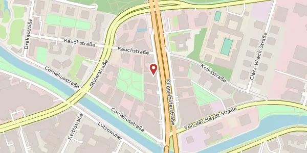 Karte der Umgebung von Klingelhöferstraße 4, 10785 Berlin