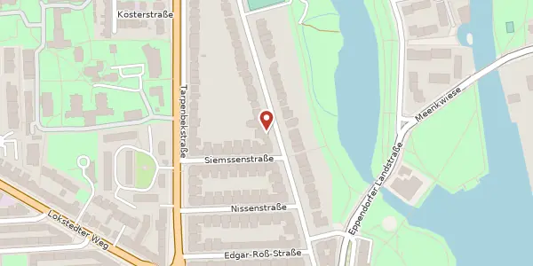 Karte der Umgebung von Erikastraße 115, 20251 Hamburg