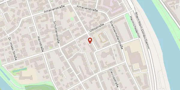 Karte der Umgebung von Herzog-Max-Straße 44, 96047 Bamberg