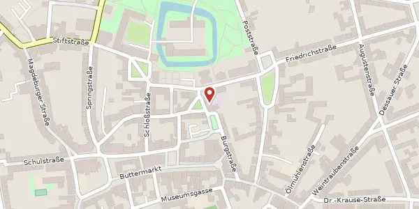 Karte der Umgebung von Brauhausplatz 6, 06366 Köthen (Anhalt)