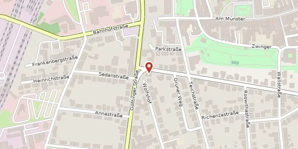 Karte der Umgebung von Friedrichstraße 1, 37154 Northeim