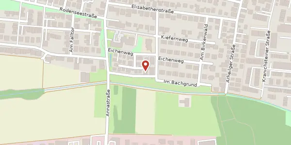 Karte der Umgebung von Eichenweg 40, 64390 Erzhausen