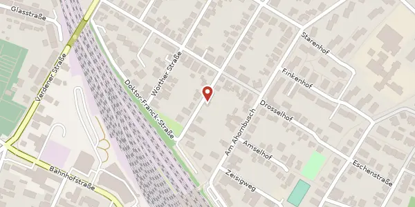 Karte der Umgebung von Straßburger Straße 10, 31582 Nienburg (Weser)