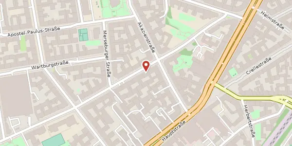 Karte der Umgebung von Belziger Straße 21, 10823 Berlin