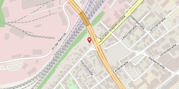Karte der Umgebung von Bexbacher Straße 43, 66424 Homburg