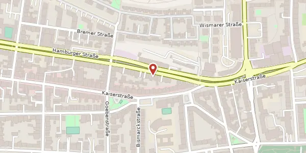 Karte der Umgebung von Hamburger Str. 89, 44135 Dortmund