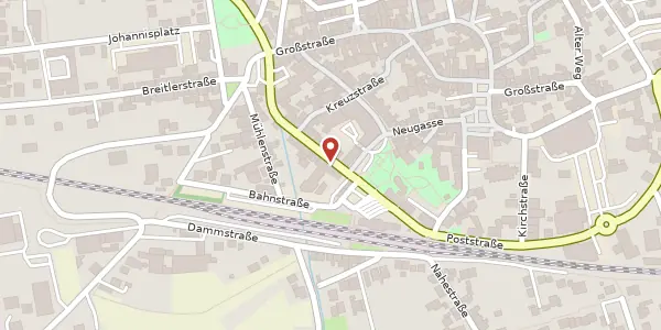 Karte der Umgebung von Bahnhofstraße 7, 55566 Bad Sobernheim