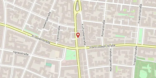 Karte der Umgebung von Nordendstr. 54, 80801 München