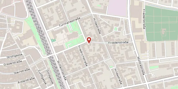 Karte der Umgebung von Friedenstraße 18, 77654 Offenburg