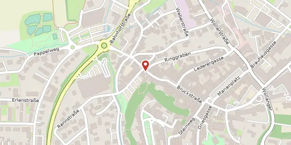 Karte der Umgebung von Bruckstr. 35, 84130 Dingolfing