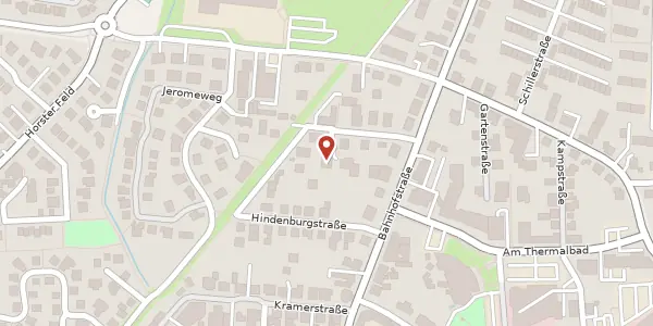 Karte der Umgebung von Bürgermeister-Bock-Straße 6, 31542 Bad Nenndorf