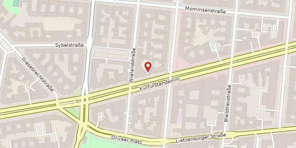 Karte der Umgebung von Kurfürstendamm 53, 10707 Berlin