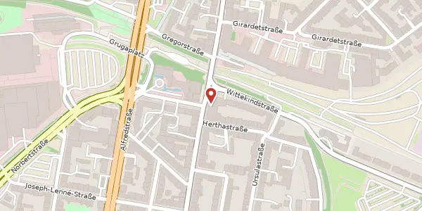 Karte der Umgebung von Rüttenscheider Str. 199, 45131 Essen