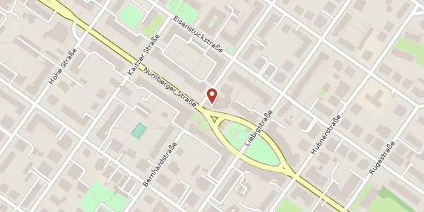 Karte der Umgebung von Nürnberger Straße 31 A, 01187 Dresden