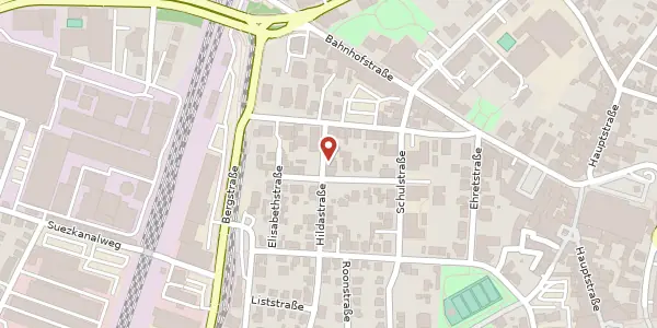 Karte der Umgebung von Hildastraße 10, 69469 Weinheim