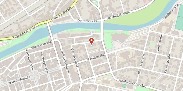 Karte der Umgebung von Gutenbergstraße 1, 78532 Tuttlingen
